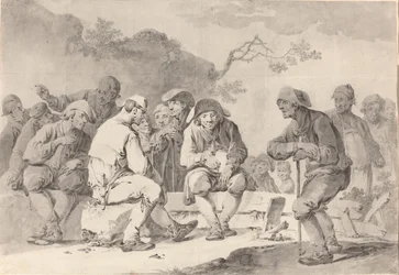 Autoritratto con contadini di Appenzell, 1798